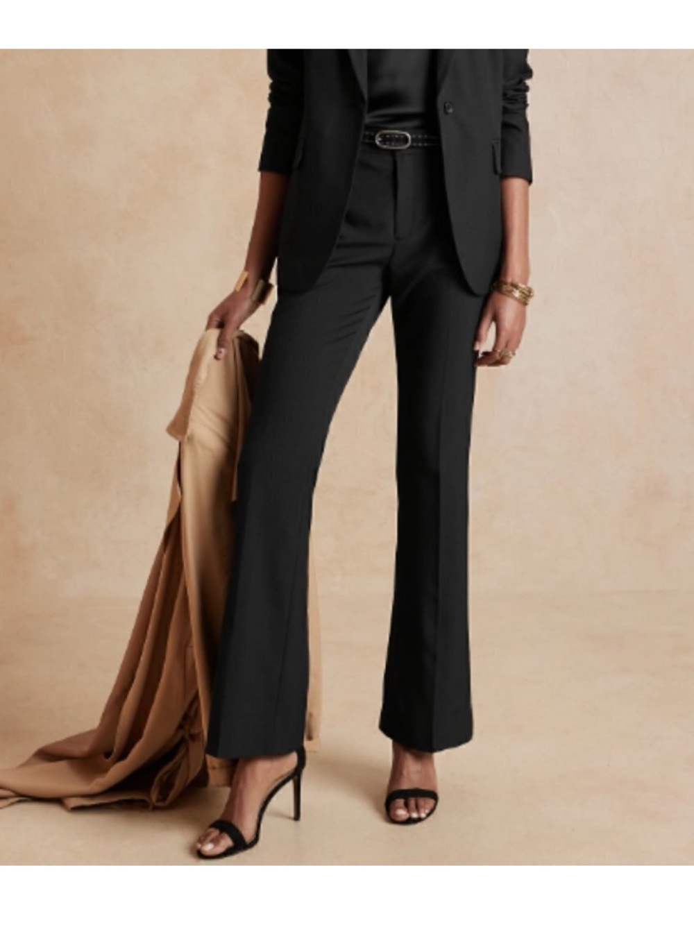 NEW Banana Republic Black Bootcut Dress Pants